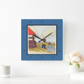 Jack en Jill gingen de heuvel op Kwekerij Rhyme Vierkante Klok (Huis)