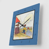 Jack en Jill gingen de heuvel op Kwekerij Rhyme Vierkante Klok (Hoek)