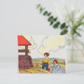 Jack en Jill gingen de heuvel uit Briefkaart (Staand voorkant)