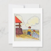 Jack en Jill gingen omhoog de heuvel Kaart (Voorkant)