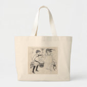 Jack en Jill Grote Tote Bag (Voorkant)