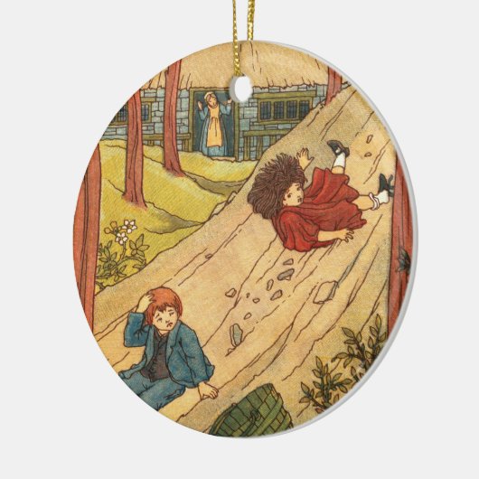 "Jack en Jill" Keramisch Ornament (Links)