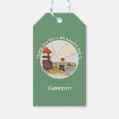 Jack en Jill Moeder Gans Verjaardagsfeestartikelen Cadeaulabel (Voorkant)