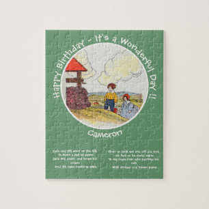 Jack en Jill Moeder Gans Verjaardagsfeestartikelen Legpuzzel