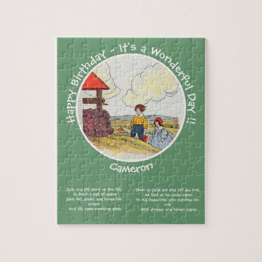 Jack en Jill Moeder Gans Verjaardagsfeestartikelen Legpuzzel (Verticaal)
