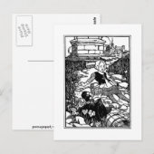 Jack en Jill  Nursery Rhyme Briefkaart (Voorkant / Achterkant)