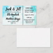 Jack en Jill Tickets (Voorkant / Achterkant)