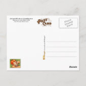 Jack en Jill trekken de heuvel omlaag Briefkaart (Achterkant)