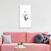 Jack en Mark Eerste Vis Canvas Afdruk (Insitu (Woonkamer))