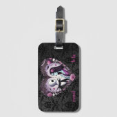Jack en Sally Gothic Valentijn Bagagelabel (Voorkant (verticaal))