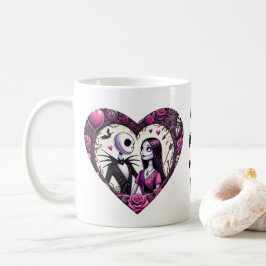Jack en Sally Gothic Valentijn Koffiemok