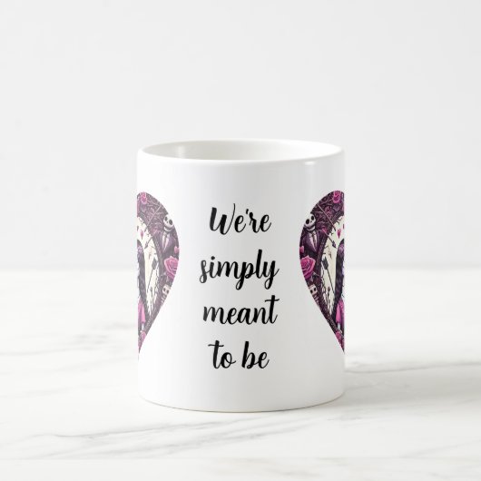 Jack en Sally Gothic Valentijn Koffiemok (Center)