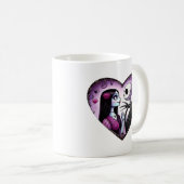 Jack en Sally Gothic Valentijn Koffiemok (Voorkant rechts)
