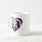Jack en Sally Gothic Valentijn Koffiemok (Voorkant links)