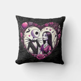 Jack en Sally Gothic Valentijn Kussen