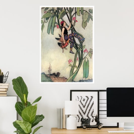 Jack en The Beanstalk Poster (Thuiskantoor)