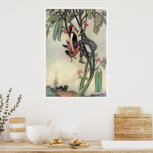 Jack en The Beanstalk Poster (Keuken)