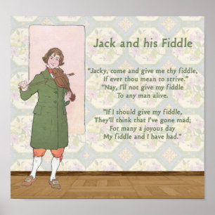 Jack en zijn Fiddle Poster