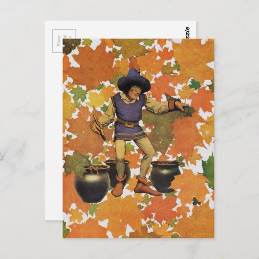 Jack Frost Briefkaart (Voorkant / Achterkant)