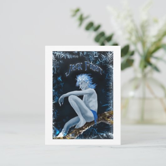 Jack Frost Briefkaart (Staand voorkant)