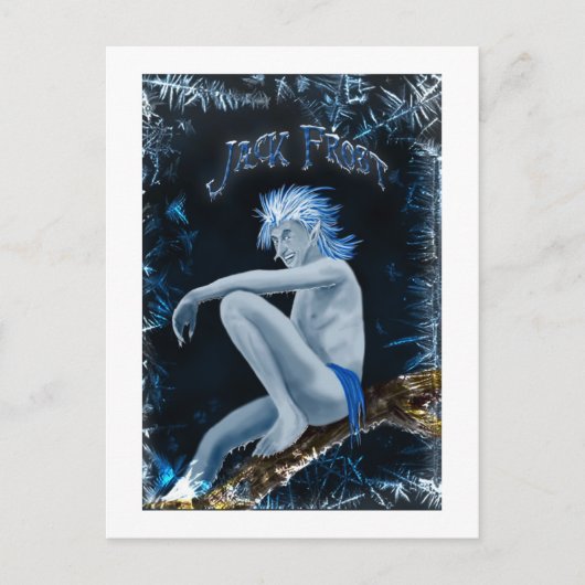 Jack Frost Briefkaart (Voorkant)