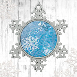 Jack Frost en de creatie van de Snowflake Tin Sneeuwvlok Ornament