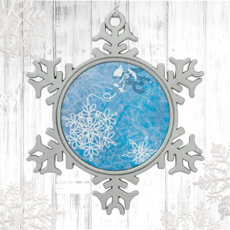 Jack Frost en de creatie van de Snowflake Tin Sneeuwvlok Ornament