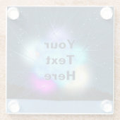 Jack Frost Glazen Onderzetter (Achterkant)