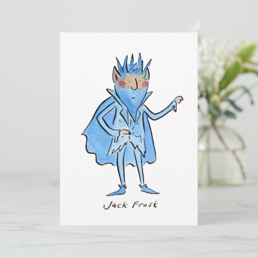 Jack Frost Kaart (Staand voorkant)
