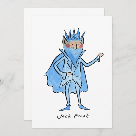 Jack Frost Kaart (Voorkant / Achterkant)