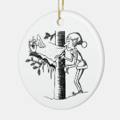 Jack Frost Keramisch Ornament (Links)