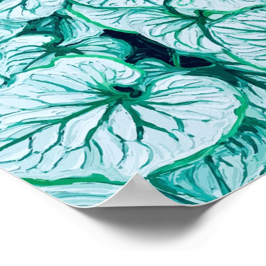 Jack Frost Leaves After Van Gogh Poster (Hoek)