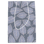 Jack Frost Leaves Pattern Medium Gift Bag Medium Cadeauzakje (Voorkant)
