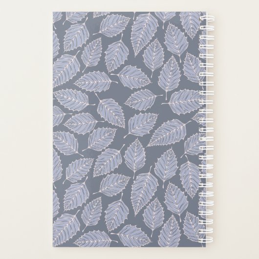 Jack Frost Leaves Pattern Planner (Achterkant)