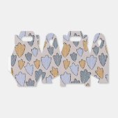 Jack Frost Leaves Pattern voor Vor Box Bedankdoosjes (Uitgevouwen)