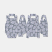 Jack Frost Leaves Pattern voor Vor Box Bedankdoosjes (Uitgevouwen)