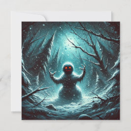 Jack Frost Snowman Kerstmis Feestdagenkaart