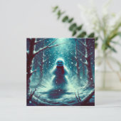 Jack Frost Snowman Kerstmis Feestdagenkaart (Staand voorkant)