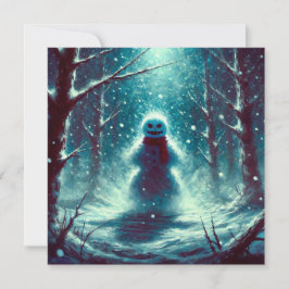 Jack Frost Snowman Kerstmis Feestdagenkaart