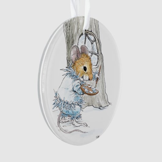 Jack Frost Winter Mouse Ornament (voorkant)
