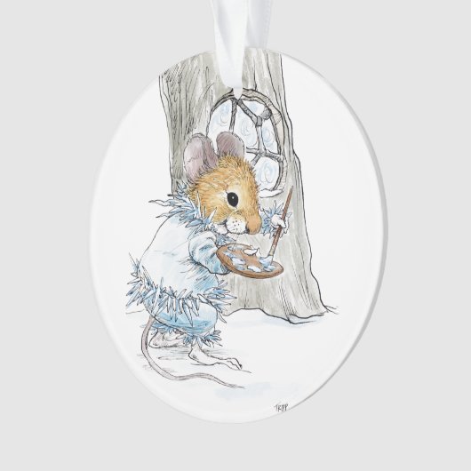 Jack Frost Winter Mouse Ornament (voorkant)