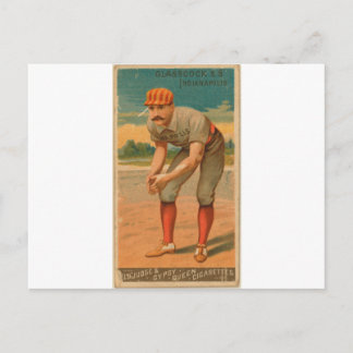 Jack Glasscock, Indianapolis  Briefkaart