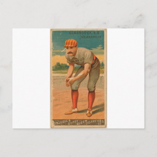 Jack Glasscock, Indianapolis  Briefkaart (Voorkant)