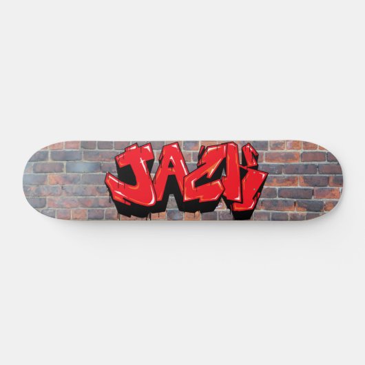 Jack Graffiti aangepast skateboard (Horizontaal)