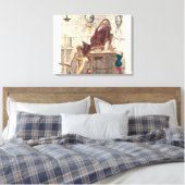 Jack haalt de Golden Hen weg van de Giant Canvas Afdruk (Insitu (Slaapkamer))