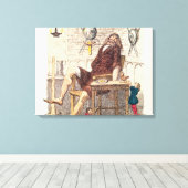 Jack haalt de Golden Hen weg van de Giant Canvas Afdruk (Insitu (Houten vloer))