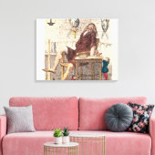 Jack haalt de Golden Hen weg van de Giant Canvas Afdruk (Insitu (Woonkamer))