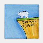 Jack heeft een Jet Pack nodig Magneet (Voorkant)