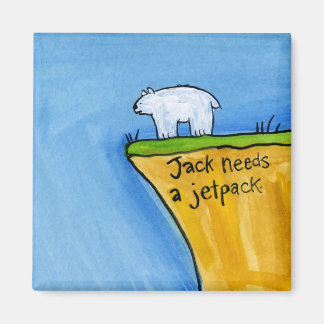 Jack heeft een Jet Pack nodig Magneet
