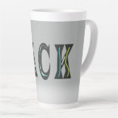 Jack, het man is terug latte mok (Rechterhoek)